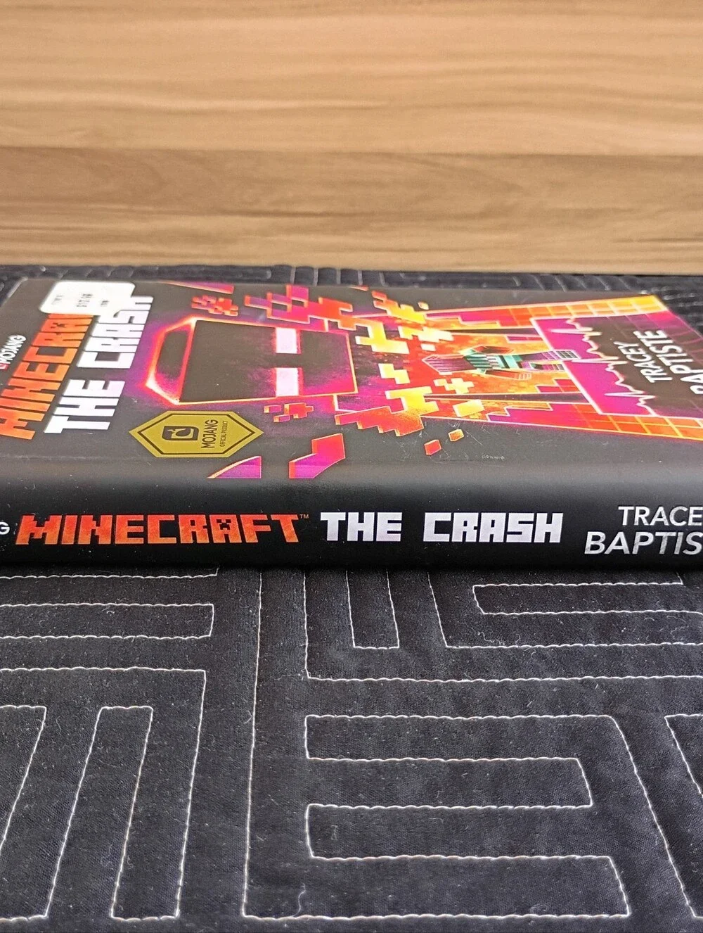 Minecraft: The Crash by Tracey Baptiste - Black & Neon Hardcover